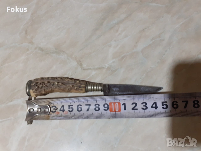 Малко ножче Solingen нож еленов рог, снимка 6 - Антикварни и старинни предмети - 53291692