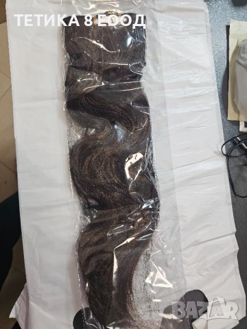 Дълги вълнообразни екстеншъни за коса с щипки за жени, снимка 17 - Аксесоари за коса - 50977841