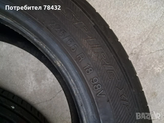 Летни гуми 225/55/18 - 2бр, снимка 2 - Гуми и джанти - 50673752