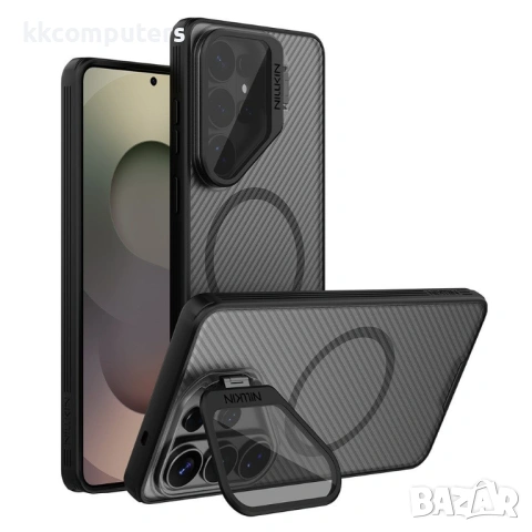 Магнитен Калъф NILLKIN Camshield Prop за Samsung Galaxy S26 Ultra - PC + TPU, Прозрачно Капаче за Ка, снимка 2 - Калъфи, кейсове - 53653643