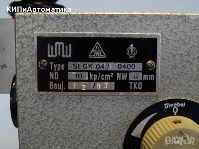 пневматичен блок wmw DDR StGK04/0400 Pneumatic Valve NW-6mm Orsta TGL20705, снимка 5 - Резервни части за машини - 47676021