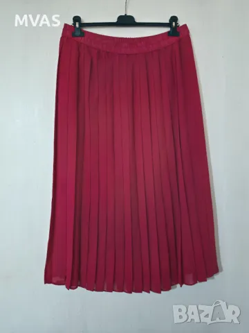 Нова розова плисирана воалена пола XL 2 XL