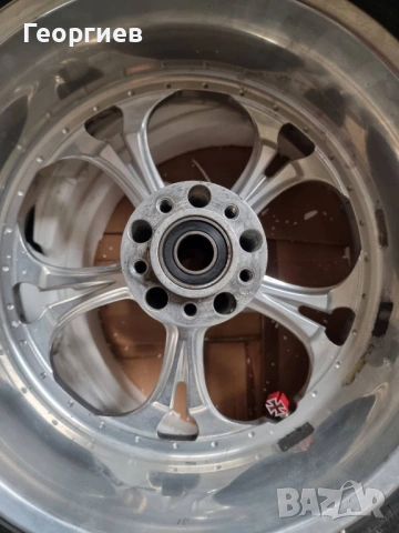 Custom CNC Алуминиева Джанта 18" за Мотор Широка Гума (240), снимка 2 - Гуми и джанти - 53486171