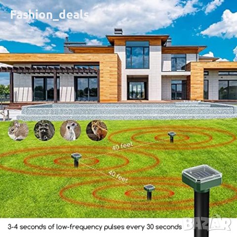 Нови 2 броя Слънчев Отблъскващ репелент за къртици мишки гризачи, снимка 4 - Други - 41650419