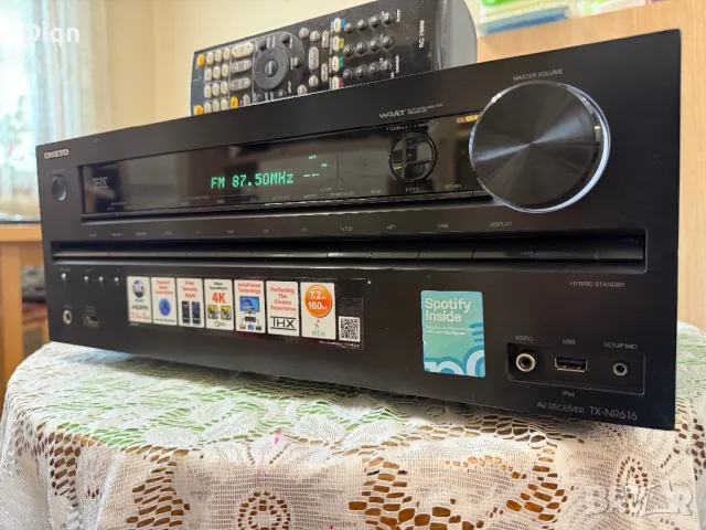 Onkyo TX-NR616 , снимка 2 - Ресийвъри, усилватели, смесителни пултове - 50098590