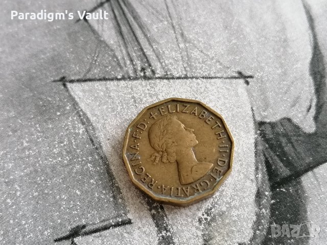 Монета - Великобритания - 3 пенса | 1957г., снимка 2 - Нумизматика и бонистика - 41670414