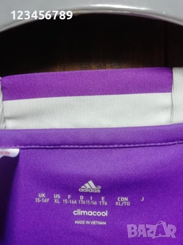 Real Madrid Ronaldo Away 2016 2017 Adidas Long Sleeve L/S Purple оригинална тениска фланелка екип, снимка 6 - Тениски - 51351353