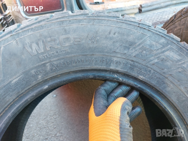 4 БР.ЗИМНИ ГУМИ NOKIAN 215/65/15C 104T DOT 3519, снимка 5 - Гуми и джанти - 36036611