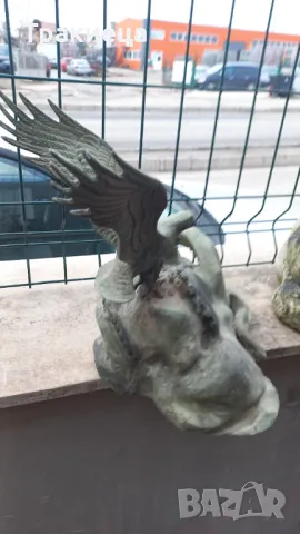 СТАРА БРОНЗОВА ФИГУРА СТАТУЕТКА , снимка 7 - Антикварни и старинни предмети - 48785429