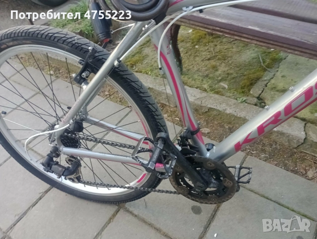 Дамски велосипед KROSS Lea F2 (26") - Размер M, снимка 2 - Велосипеди - 53711638