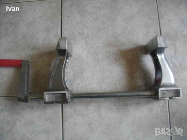 Ново Швейцарско Алуминиево Менгеме-Бърз Бутон-Захват 21,5см-SWISS MADE/Почти Ново С Щипки Швейцарско, снимка 9 - Менгемета - 40295096