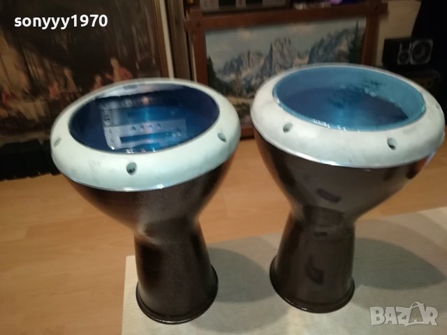 ГОЛЯМИ ТАРАМБУКИ-42Х26СМ КАФЯВ ГЛАНЦ ИЛИ ПЕРЛА 2707231020, снимка 4 - Ударни инструменти - 41672869