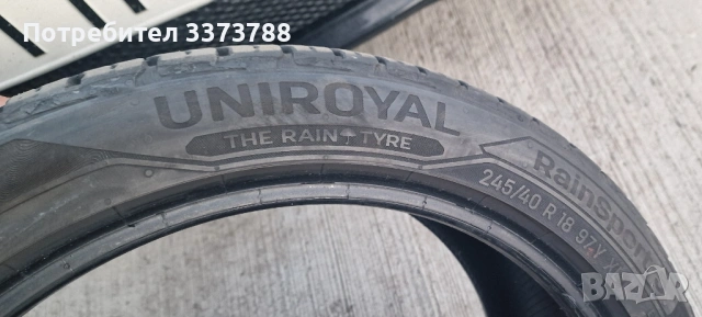 Продавам летни гуми 18ки Uniroyal Rainsport 5, снимка 7 - Гуми и джанти - 53777709