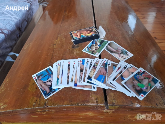 Стари Еротични карти за игра #7, снимка 3 - Карти за игра - 52079686