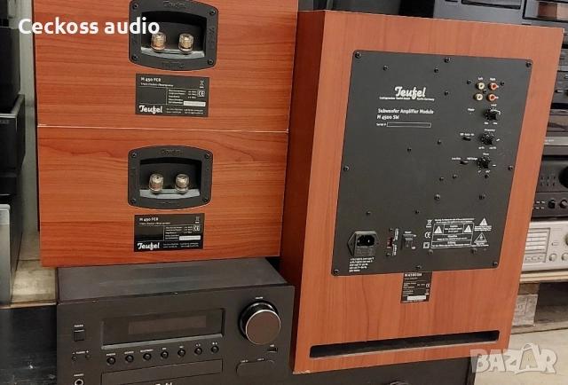 Аудио система TEUFEL M4500SW, M450FCR, снимка 6 - Ресийвъри, усилватели, смесителни пултове - 51776388