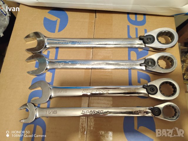 Продавам гаечни ключове на марката Snap on, Blue - point и армсронг, снимка 2 - Ключове - 41637280