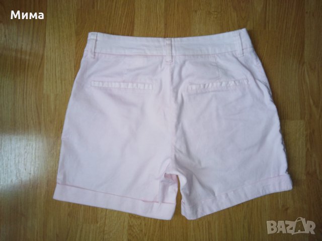 Къси дънкови розови панталонки „H&M“, размер 32 , снимка 2 - Къси панталони и бермуди - 34580333
