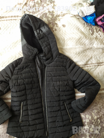 Черно зимно яке Lindex, снимка 6 - Якета - 36247889