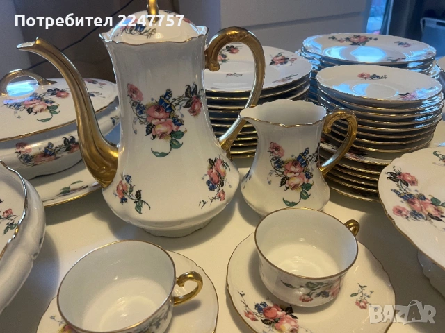 Сервиз за хранене и чай Limoges, снимка 3 - Сервизи - 53793658