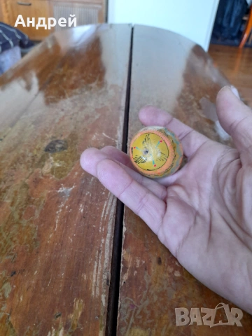 Старо дървено яйце #22, снимка 4 - Други ценни предмети - 53303957