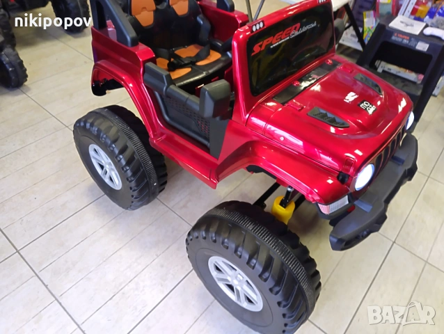 US Двуместен акумулаторен джип FUEGO 4x4 червен, снимка 2 - Други - 53849314