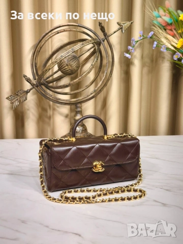 Chanel Дамска Чанта Тип Куфарче - Налични Различни Цветове Код SK225, снимка 7 - Чанти - 52593557