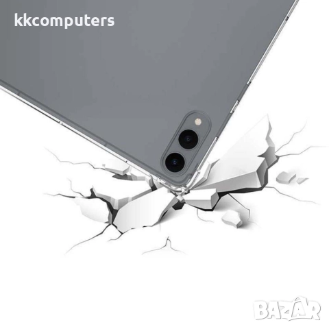 Калъф за Samsung Galaxy Tab S11 Ultra - Прозрачен, Удароустойчив, 4-Ъглова Защита, TPU Материал, Вкл, снимка 4 - Калъфи, кейсове - 52088096