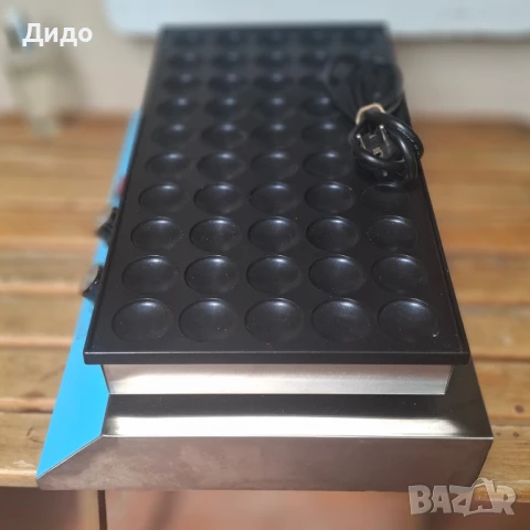 Професионална машина за мини палачинки 50 бр., снимка 3 - Гофретници - 51060760