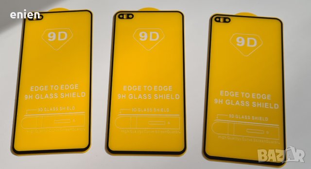 9D FULL GLUE стъклен протектор Huawei P40, снимка 1