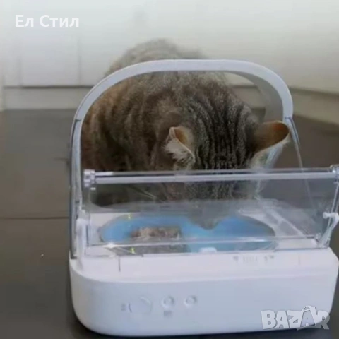 Интелигентна купа за хранене с капак, която се отваря само за „правилното“ животно, снимка 5 - Други стоки за животни - 53588857