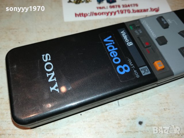 sony rmt-409 VIDEO 8 remote control 1509211058, снимка 3 - Дистанционни - 34139013