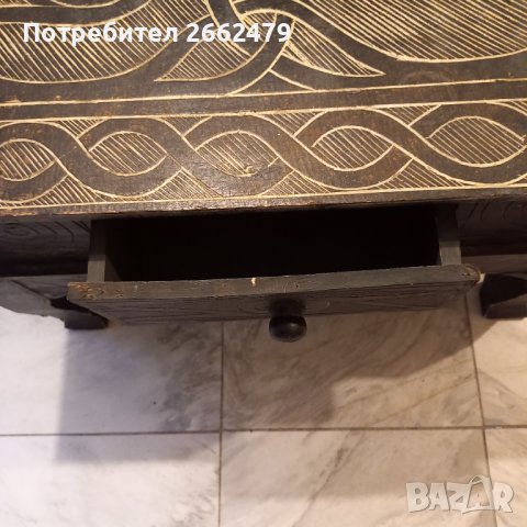 Продавам масичка от абанос. , снимка 2 - Маси - 39668326