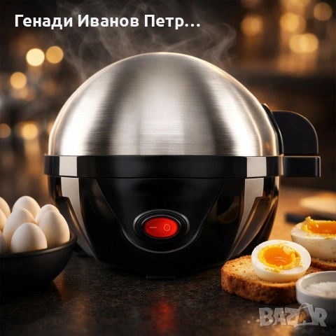 Яйцеварка Rosberg R51982C, 350W, За 7 яйца, Автоматично изключване със сигнал, снимка 4 - Други - 53594617