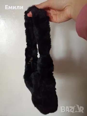 Дамска пухкава малка чантичка в черен цвят, снимка 14 - Чанти - 48416625