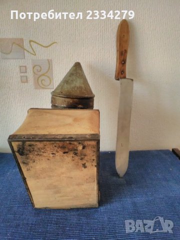 Стара пчеларска духалка 2броя и нож за рязане на мед.., снимка 2 - За пчели - 32818761