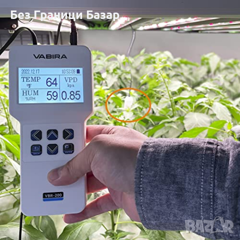 Нов точен CO2 Метър NDIR Технология Логер Температура Влажност VPD, снимка 6 - Друга електроника - 44681374