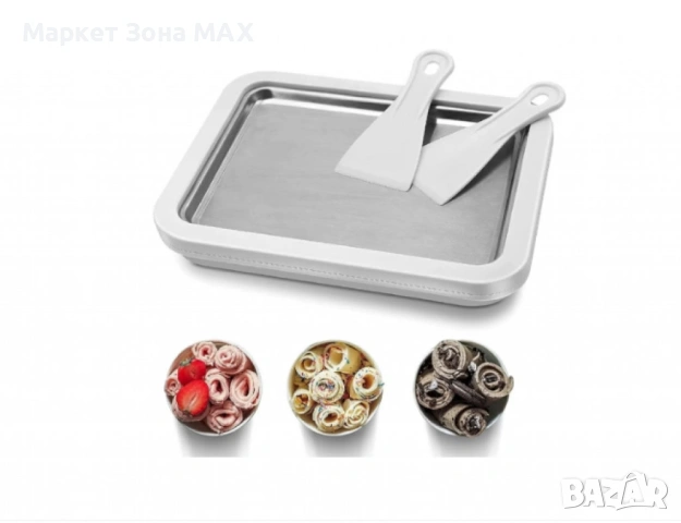 Плоча за тайландски сладолед, С включени аксесоари, снимка 3 - Други - 53863067