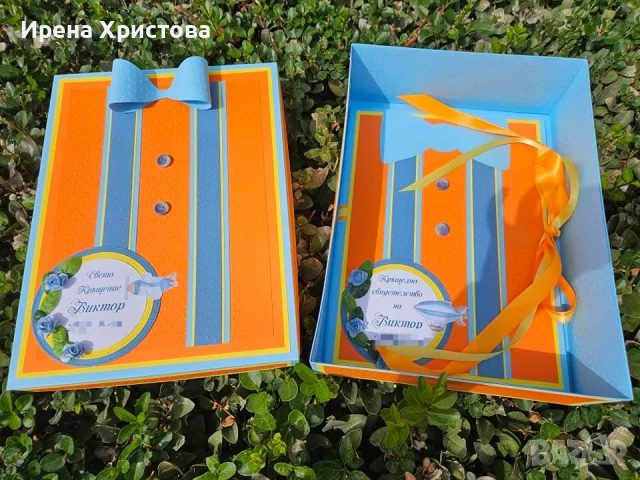 Комплект за кръщене, снимка 10 - Декорация - 51235985