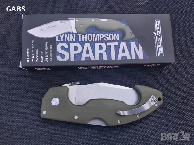 Сгъваем нож Cold Steel SPARTAN Lynn Thompson, снимка 8 - Ножове - 49334109