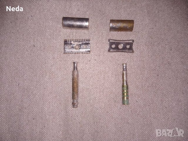 Стари ръчни метални самобръсначки , снимка 4 - Други - 40131153