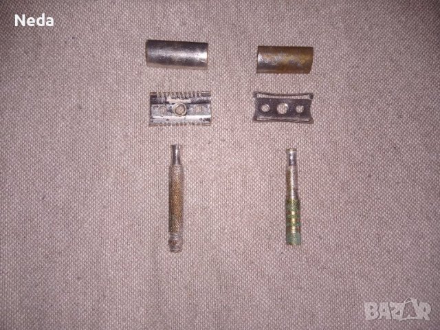 Стари ръчни метални самобръсначки , снимка 4 - Други - 40131153