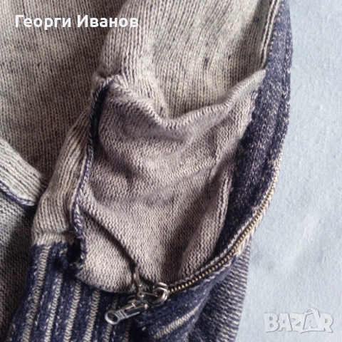 РАЗПРОДАЖБА TOMMY HILFIGER M Lambswool Full Zip Knitted Jumper Sweater жилетка агнешка вълна, снимка 8 - Пуловери - 53572629