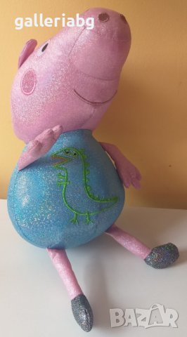 Плюшена играчка с брокат на Прасето Пепа (Peppa Pig), снимка 2 - Плюшени играчки - 40423411