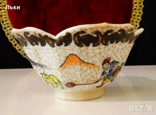 Купичка,купа китайски порцелан Qianlong, снимка 5 - Антикварни и старинни предмети - 42244027