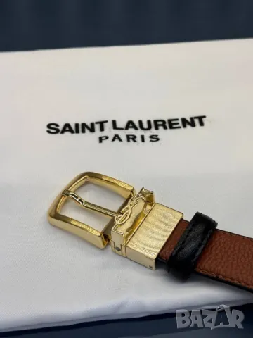 колани от естествена кожа в кутия  3см ysl saint laurent, снимка 5 - Колани - 50416669