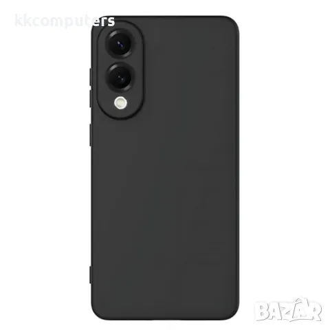 Силиконов кейс iPaky матиран, За Samsung Galaxy S25 Edge, Черен