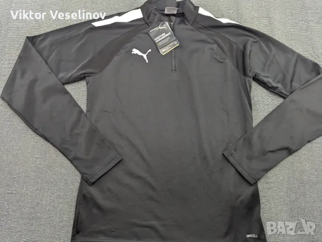 НОВО PUMA Мъжка Блуза с Дълъг Ръкав Размер S Спортна Еластична