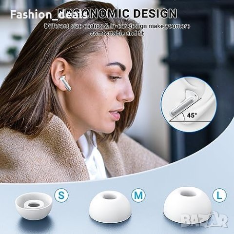Нови Безжични Слушалки Bluetooth 5.3 с 4 Микрофона LED Дисплей, снимка 3 - Bluetooth слушалки - 42640789