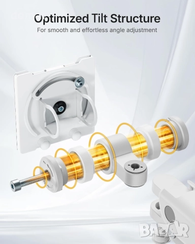 Стойка за монитор monTEK с USB-A/C за ултраширок извит 17-57",до 27 кг, снимка 5 - Стойки, 3D очила, аксесоари - 52280310