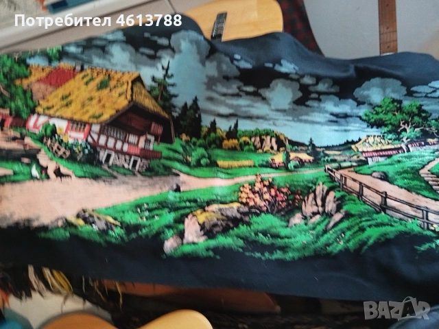 Картина рисувана върху плат кавиьор, снимка 4 - Декорация за дома - 52021831